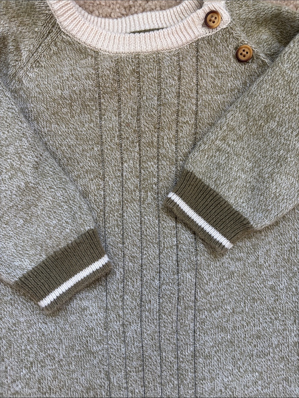 Chunky Knit Button Shoulder Sweater